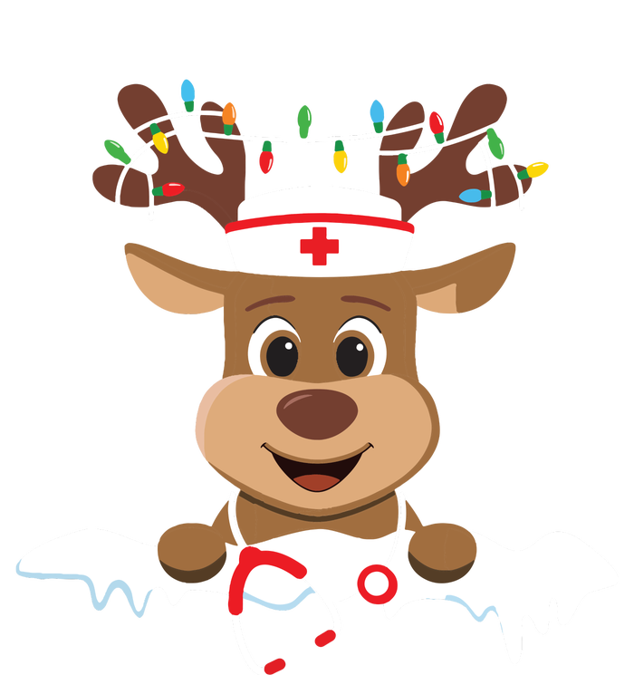 Christmas Nurse Love Nicu Rn Er Santa Reindeer Nurse Hat Elf Metallic Star Ornament