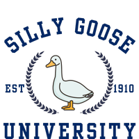 Silly Goose University V-Neck T-Shirt