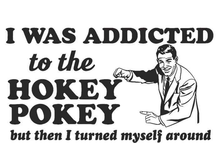 I Was Addicted To The Hokey Pokey Punny Dancing Dance Joke Valucap Bio-Washed Visor