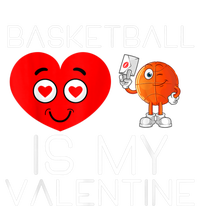 Basketball Is My Valentine Cute Basketball Valentines Day Flat Bill Trucker Hat