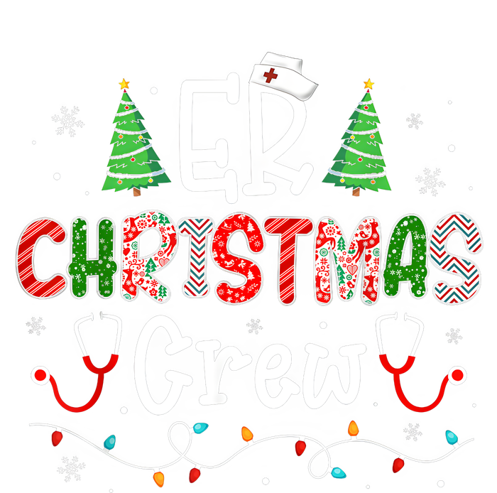 Er Christmas Crew Emergency Room Nurse Er Techs Secretary Tall T-Shirt