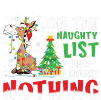 Donkey Christmas On The Naughty List And I Regret Nothing Flat Bill Trucker Hat