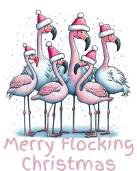 Christmas Flamingos Merry Flocking Christmas Gift T-Shirt