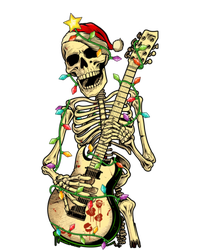 Christmas Rocker Skeleton Santa Rock Hand Xmas Great Gift Tank Top