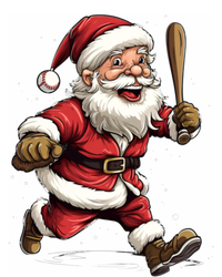 Christmas Santa Claus Playing Baseball Batter Xmas Gift Premium T-Shirt