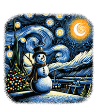 Van Gogh Starry Night Christmas Snowman Winter Snowy Night  Toddler T-Shirt