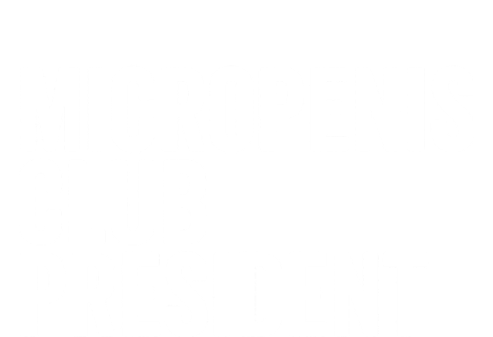 Micropenis Club President Funny Meme Sarcastic Stupid Cringe Women's Knotted Racerback Tank