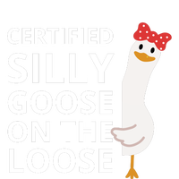 Certified Silly Goose On The Loose Stripe Pom Pom Beanie