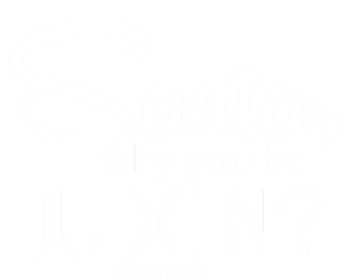 Santa Why You Be Judgin Not Nice Funny Christmas Women's V-Neck T-Shirt