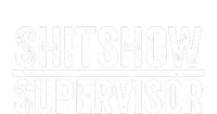 Shitshow Supervisor : Funny Supervisor Of The Shitshow 7 Panel Mesh Trucker Snapback Hat