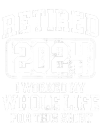 Retired 2024 Retirement Humor Ladies Long Sleeve Shirt