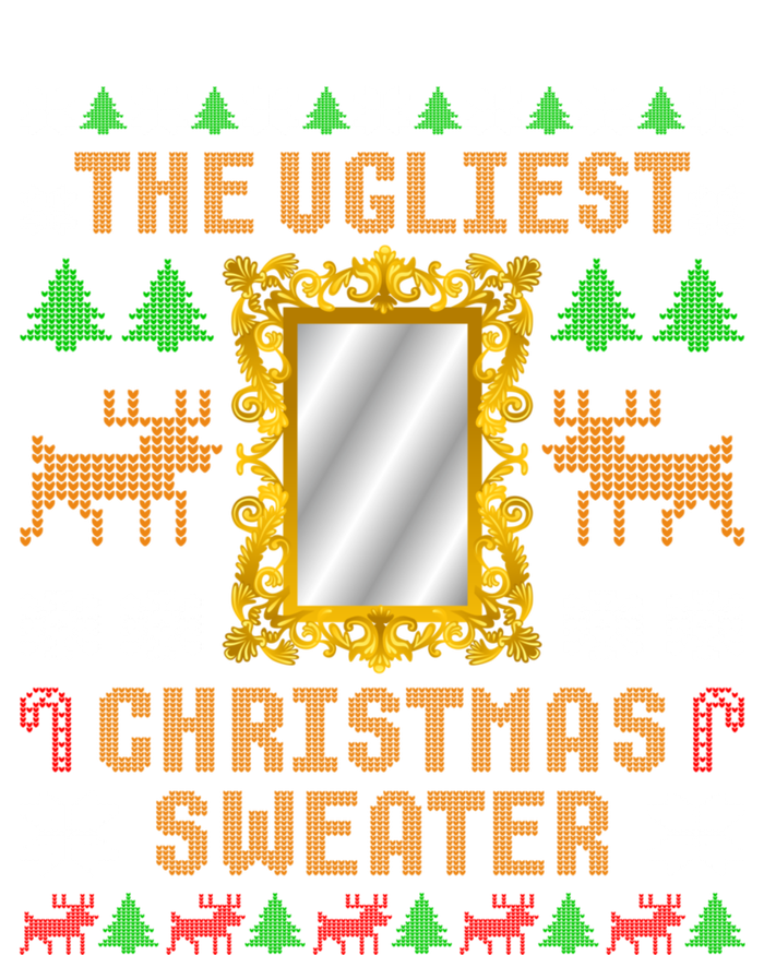 The Ugliest Ugly Christmas Sweater With Mirror Funny Xmas Sweatshirt