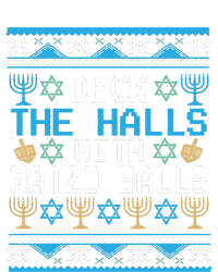 Deck The Halls With Matzo Balls Ugly Hanukkah Christmas T-Shirt