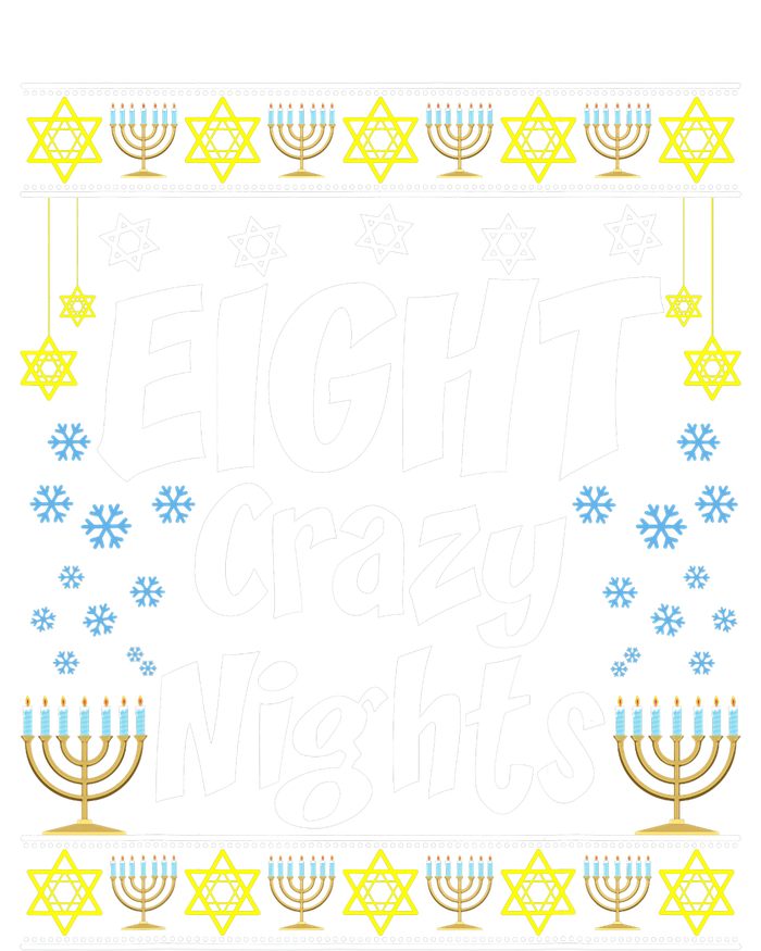 Funny Hanukkah Eight Crazy Nights Jewish Ladies Essential Flowy Tank