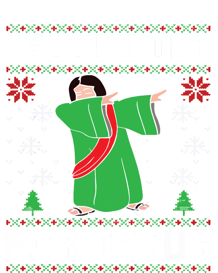 I Sould Out For Jesus Ugly Christmas Coaster