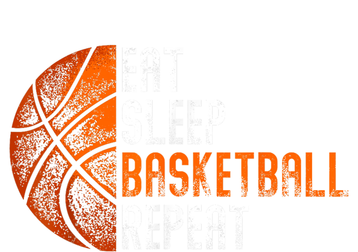 Eat Sleep Basketball Repeat Adults Basketball Womens CVC Long Sleeve Shirt