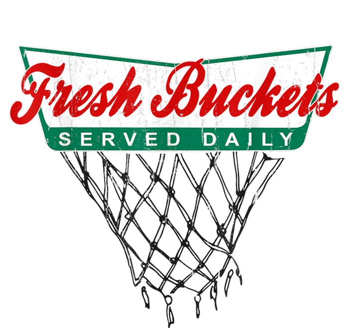 Basketball Player Fresh Buckets Served Daily Bball T-Shirt