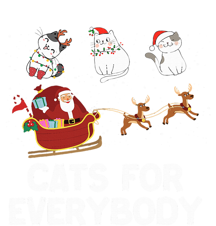 Cats For Everybody Festive Christmas Santa Xmas Funny Ugly  Coaster