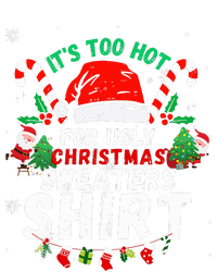 It's Too Hot For Ugly Christmas Funny Xmas  Short Acrylic Beanie