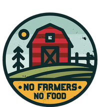 Retro No Farming No Food No Farmers Funny Farm Lovers  T-Shirt