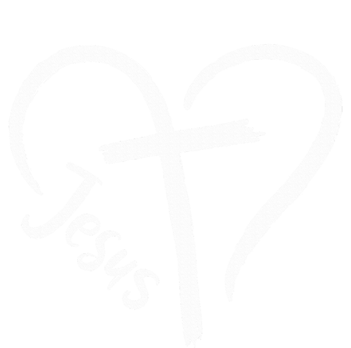 I Love Jesus  Heart and cross  Performance Fleece Hoodie