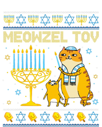 Meowzel Tov Ugly Hanukkah Sweater Cat Chanukah Jew Menorah Swea T-Shirt