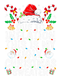 Funny Due to Inflation This is My Ugly Sweater For Christmas  Tie-Dye Long Sleeve Shirt