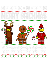 Merry Brickmas Ugly Christmas Block Brick Building  Hooded Wearable Blanket