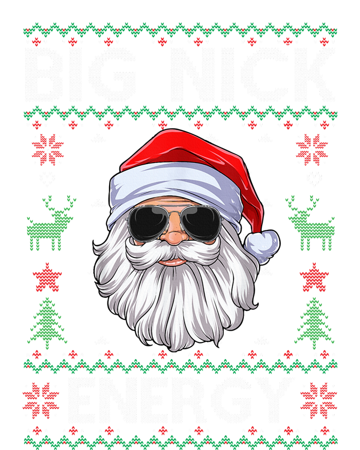 Big Nick Energy Santa Claus Ugly Christmas Sweater T-Shirt