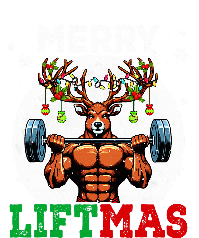 Merry Liftmas Christmas Reindeer Weightlifting Gym Workout  Kids Long Sleeve Shirt