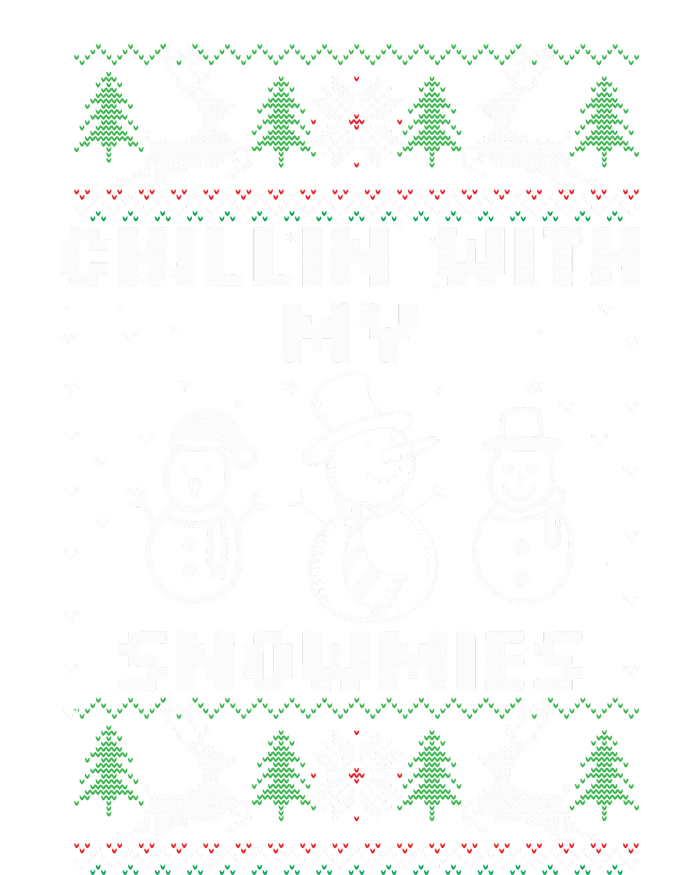 Snowman Christmas Chillin With My Snowmies Ugly Gift Family  Womens California Wash Sweatshirt