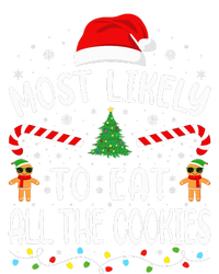 Most Likely To Eat All the Cookies Family Joke Christmas  Tank Top