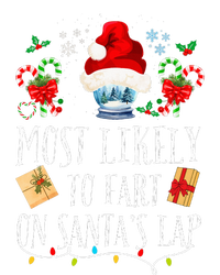 Most Likely To Fart On Santa's Lap Funny Family Christmas  Drawstring Bag