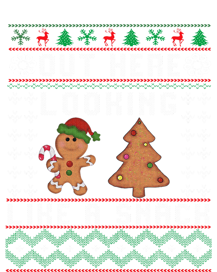 Out Here Looking Like A Snack Funny Christmas Cookie   T-Shirt