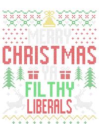 Merry Christmas Liberals Filthy Ya Funny Xmas AntiBiden  Performance Fleece Hoodie