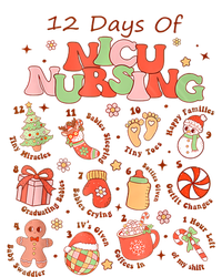 12 Days Of Nicu Unit Nursing Funny Nicu Nurse Christmas Women's Perfect Tri Tunic Long Sleeve Shirt