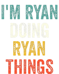 I'm Ryan Doing Ryan Things Funny Vintage First Name Ladies PosiCharge Competitor Racerback Tank