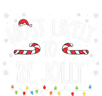 Most Likely To Be Jolly Christmas Family Matching  Striped Beanie with Solid Band