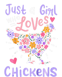 Just A Girl Who Loves Chickens Chicken Hen Love Cute T-Shirt