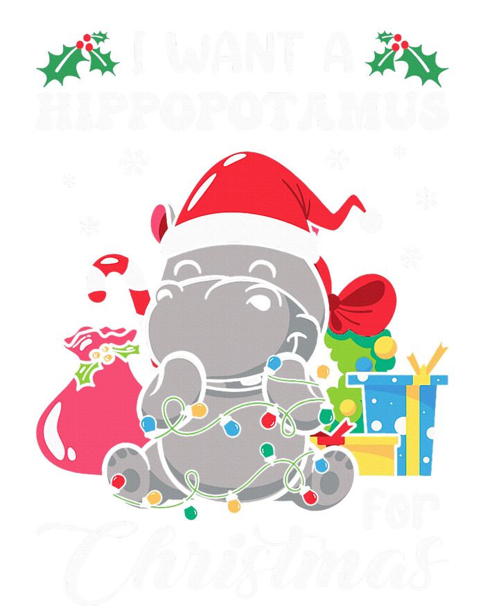 I Want A Hippopotamus For Christmas Hippo Christmas Pajamas PosiCharge Competitor Tank