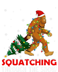 Funny Sasquatch Christmas Squatching Bigfoot Xmas Tree Light Valucap Bio-Washed Visor