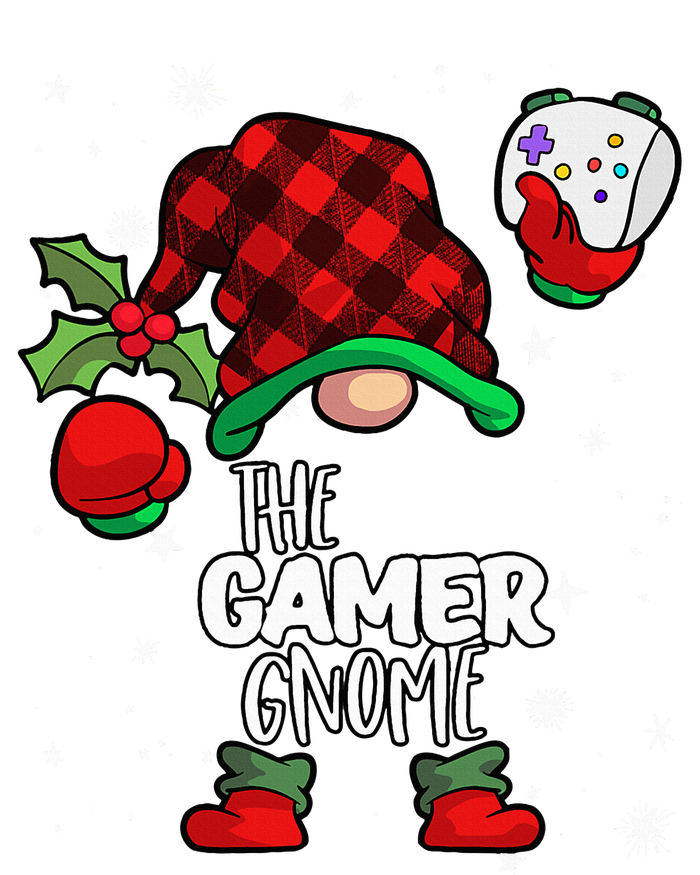 Gamer Gnome Red Buffalo Plaid Matching Family Christmas Hooded Wearable Blanket