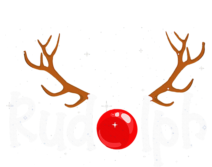 Rudolph Red Nose Reindeer Christmas Funny Tie Dye Hoodie