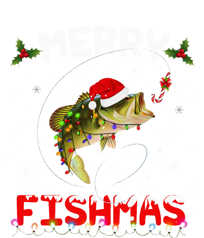 Merry Fishmas Funny Fishing Christmas Pajama Fishers Grommeted Golf Towel