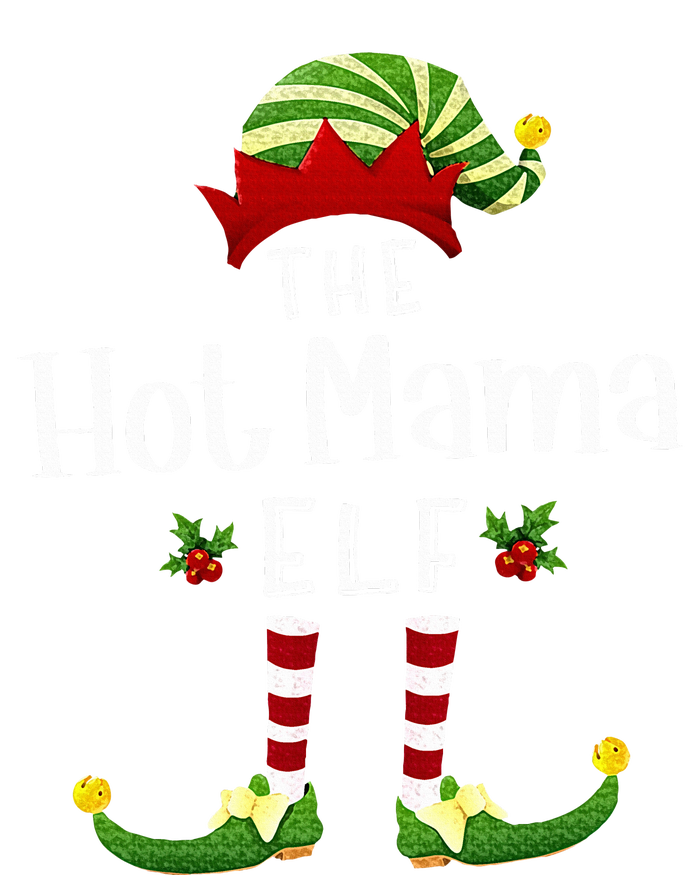 Hot Mama Christmas Elf Matching Pajama XMas Party Ladies Essential Tank