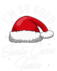 Santa Came Twice Funny Christmas Joke Hooded Wearable Blanket