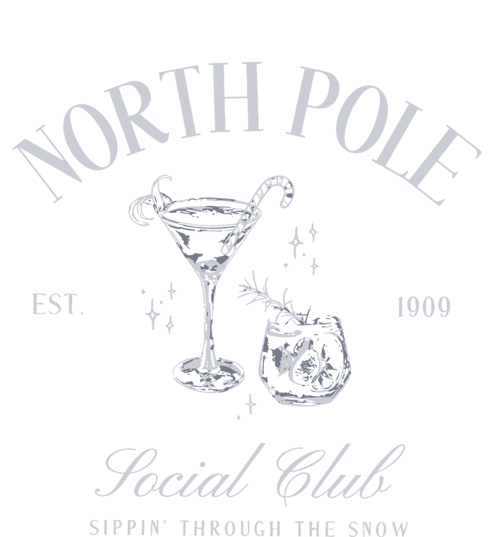 North Pole Club Christmas Cocktail Social Club Flexfit Unipanel Trucker Cap