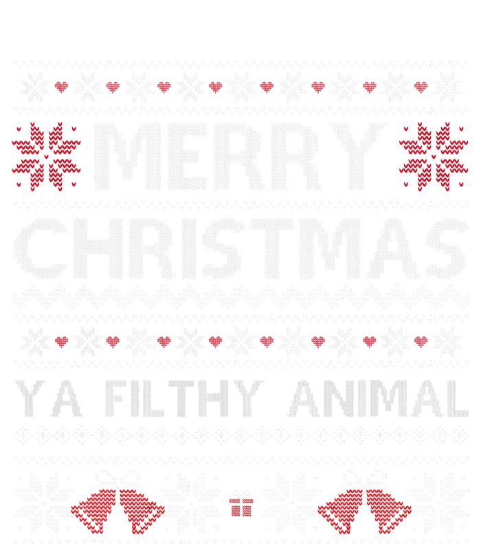 Merry Christmas Animal Filthy Ya Xmas Ugly Christmas Poster