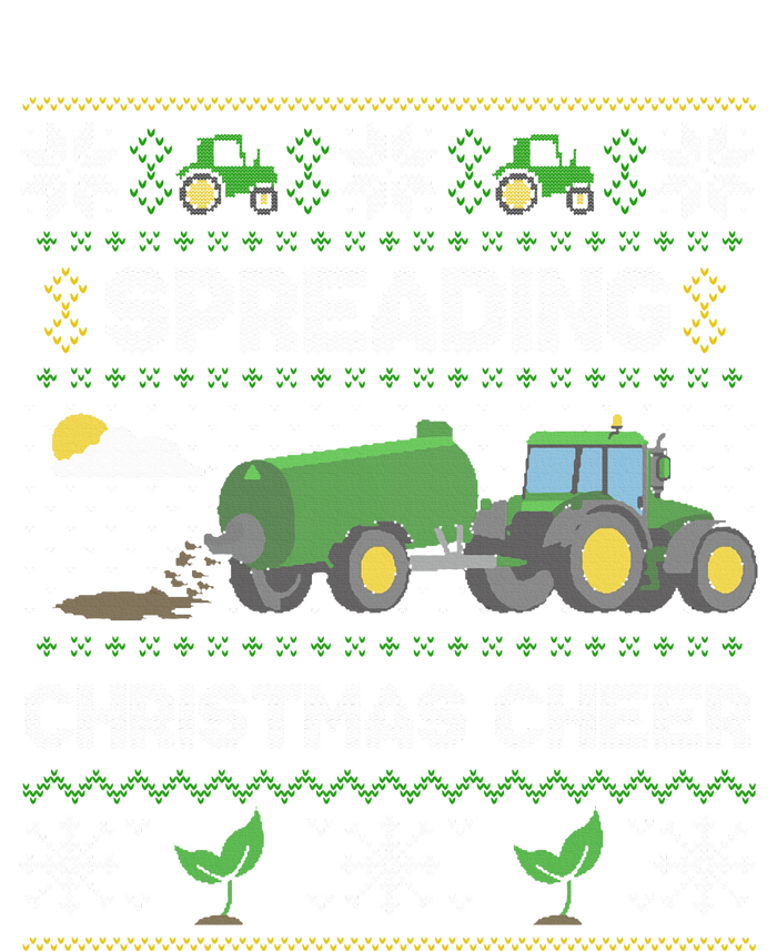 Spreading Christmas Cheer Farming Tractor Ugly Sweater Funny  T-Shirt