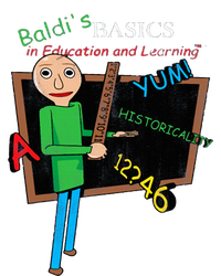 Vintage Baldi's Basics Logo  T-Shirt